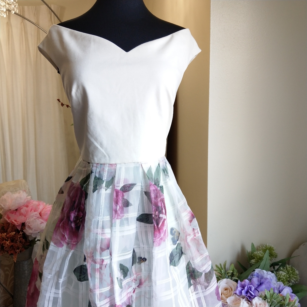 LAST 1🍒NWT🍒 TED BAKER BARDOT DRESS - Picture 3 of 15